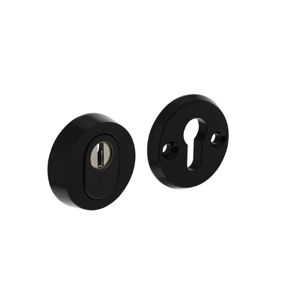 Intersteel VeiligheidsrozetSalus rond kerntrekbeveiliging aluminium zwart - 0023.375002