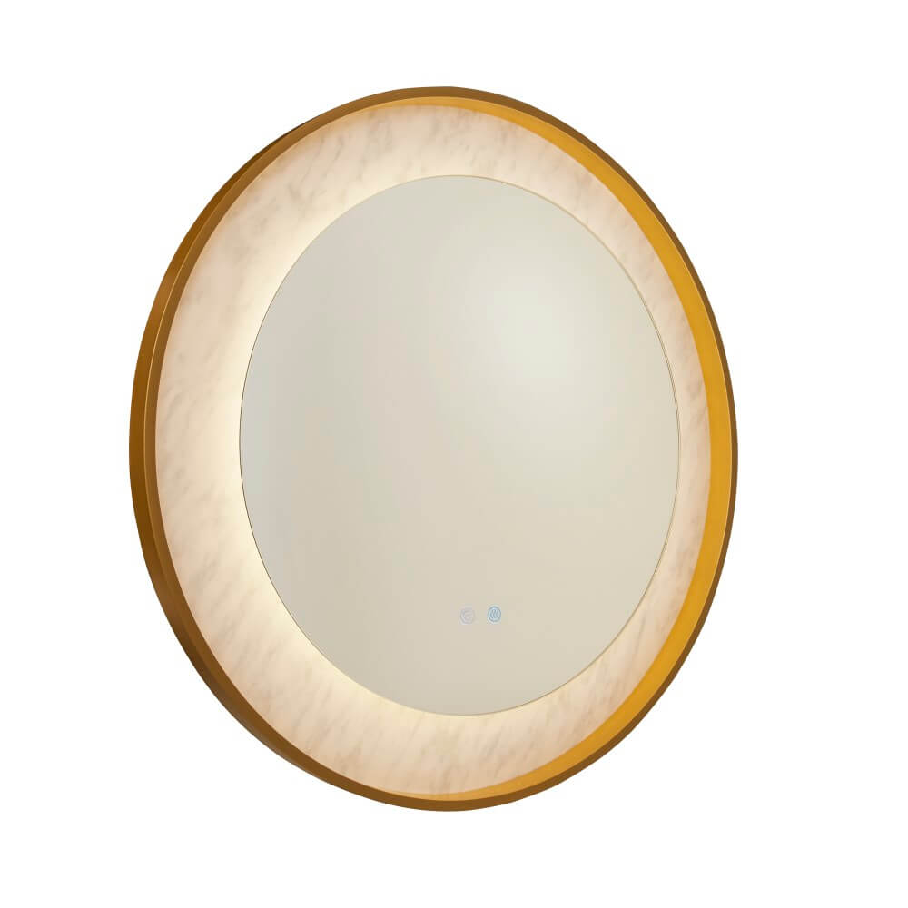 Searchlight Badkamer spiegelLuxo goud met licht - 96060GO