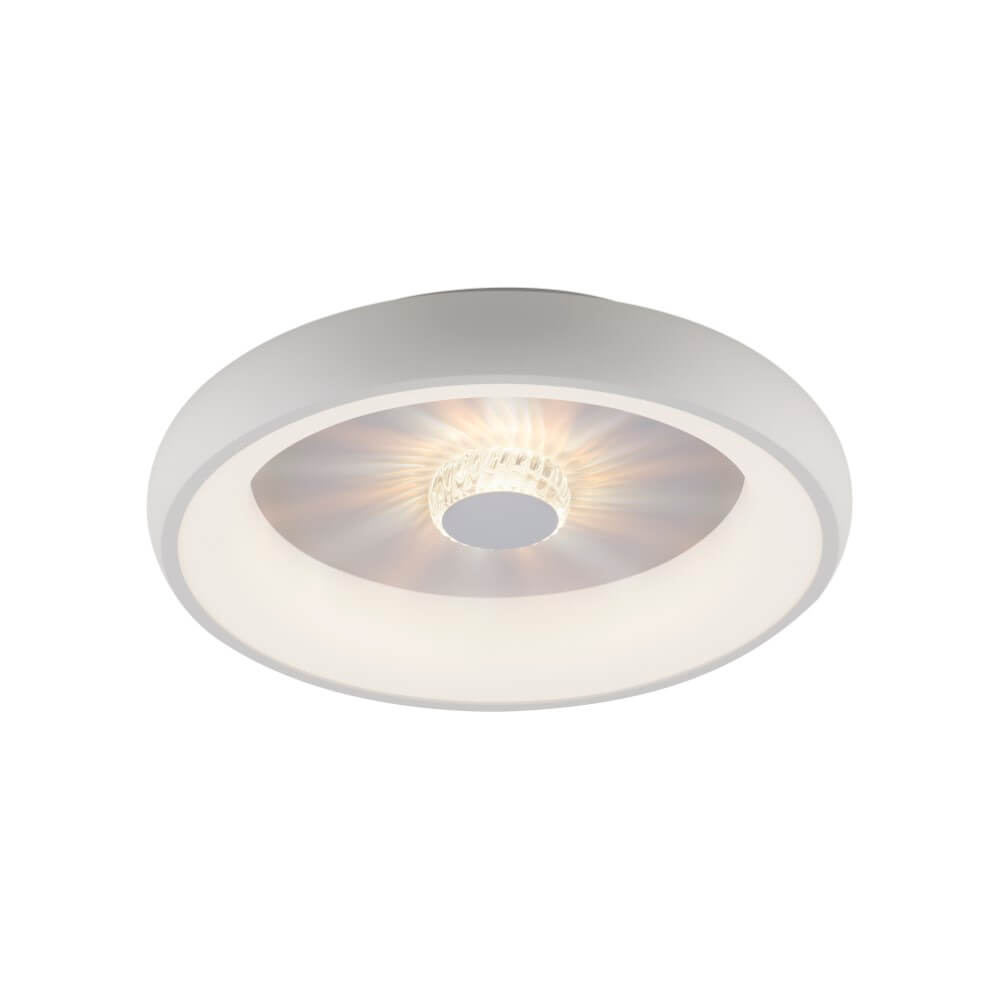 Just Light Ronde plafondlampVertigo wit Ø 46,5cm - 14384-16