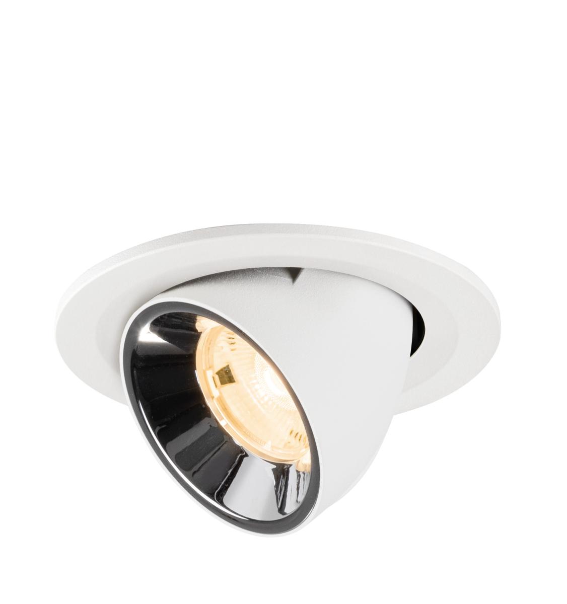 SLV InbouwspotNuminos Gimble S wit/chroom 2700K - 20gr - 1009390