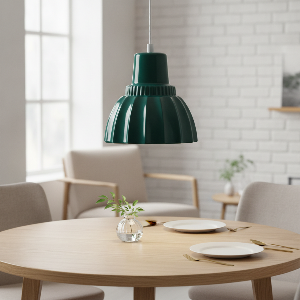 Lyora HanglampPicco wit met groen - 9009332