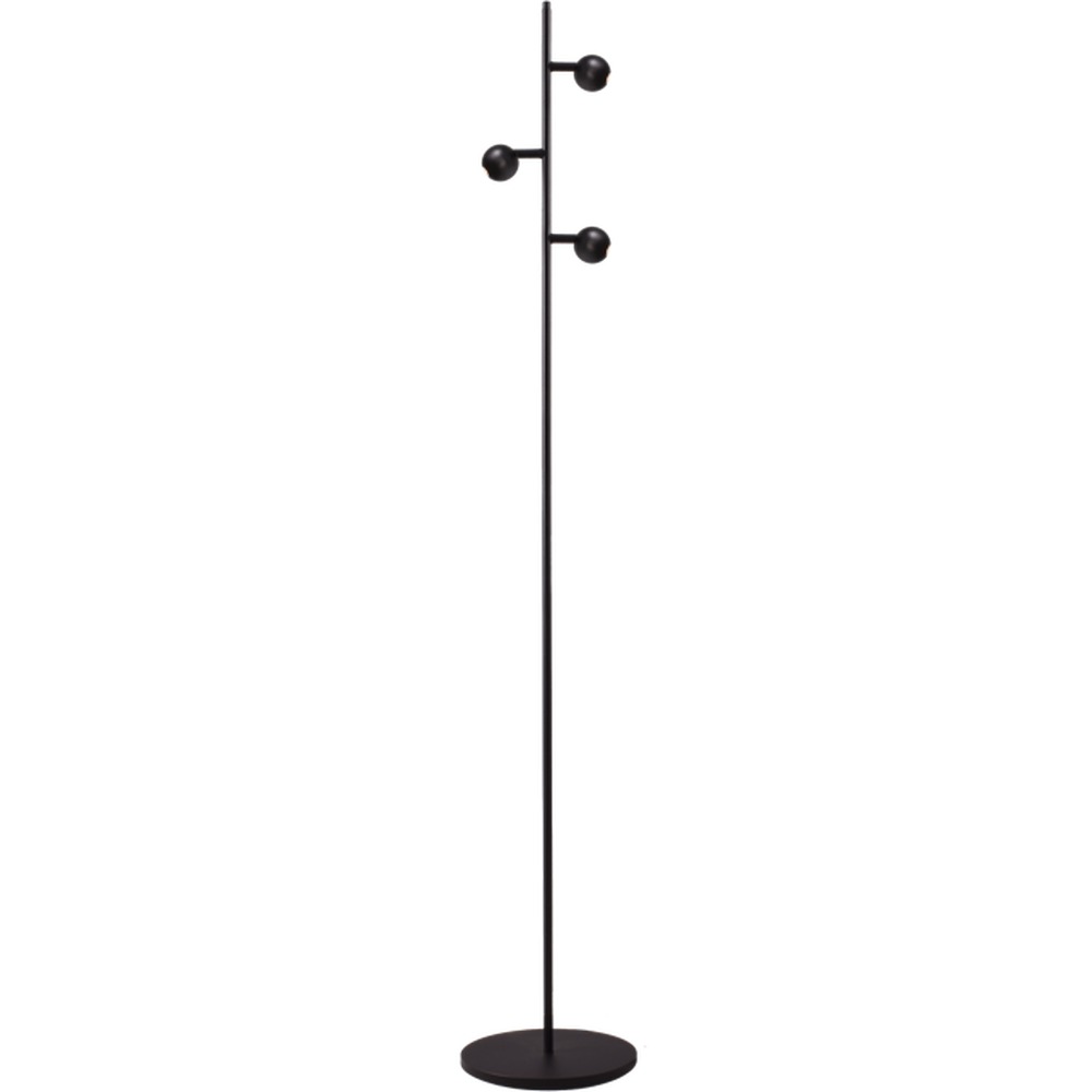 Masterlight 3-lichts vloerlamp Talana zwart - 1410-05-05-3