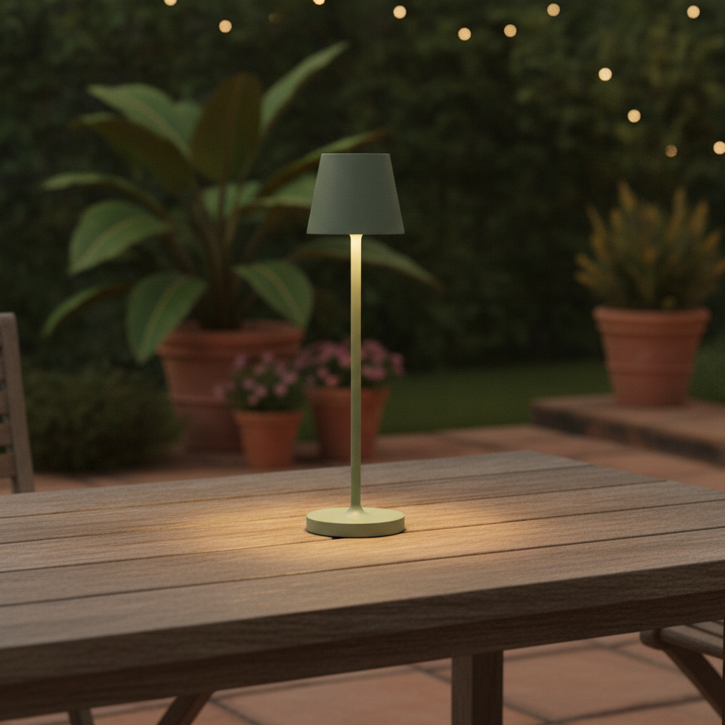 Lyora TafellampPetit olijfgroen oplaadbaar - 108983