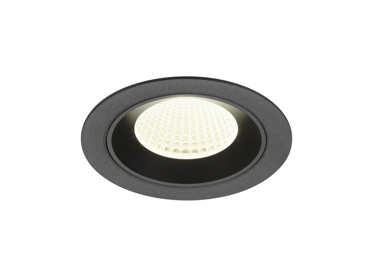 SLV InbouwspotNuminos M zwart 4000K - 40gr - 1009634