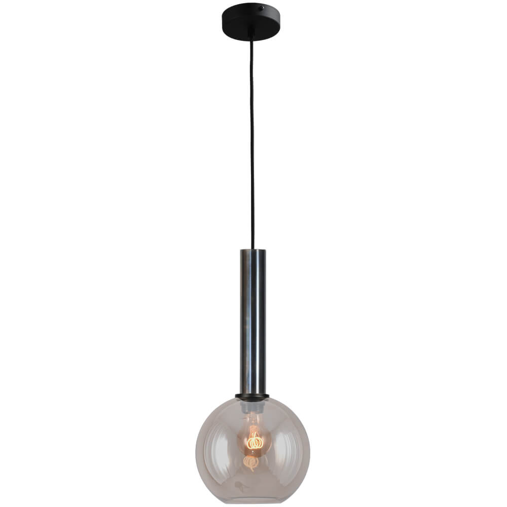 Masterlight Hanglamp Ø 20cm Bella 2 Dappled oil met goud glas - 2980-66-02-20