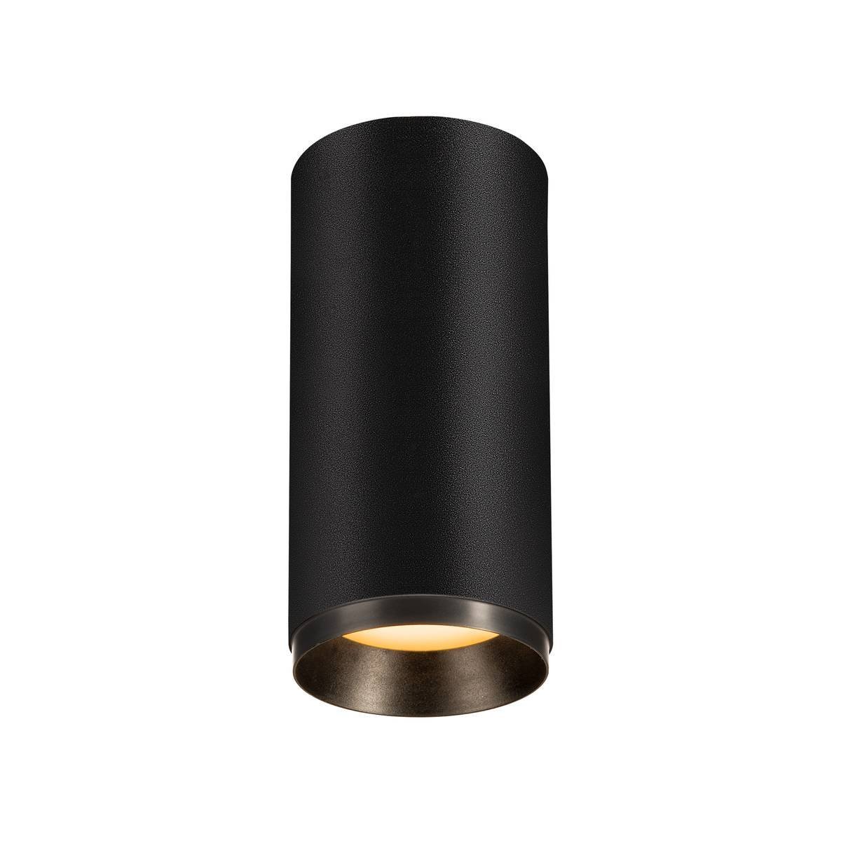 SLV Led plafondspot Numinos 8,5cm zwart - 1004219