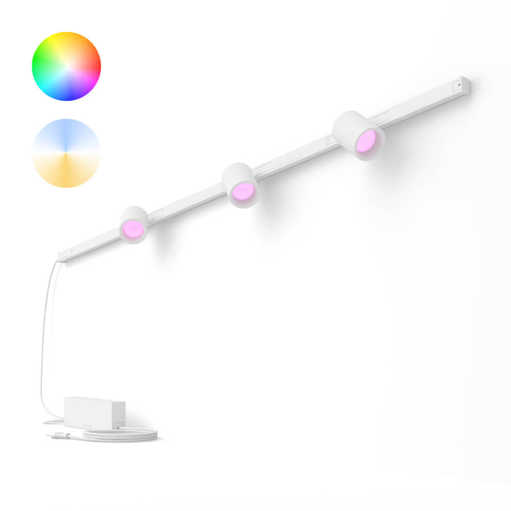Philips Hue Perifo - White and color set van 3 wandspots wit - 929003117801