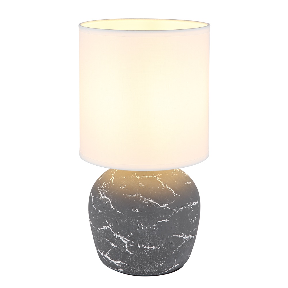 Globo Design schemerlamp Marble grijs - 21739G