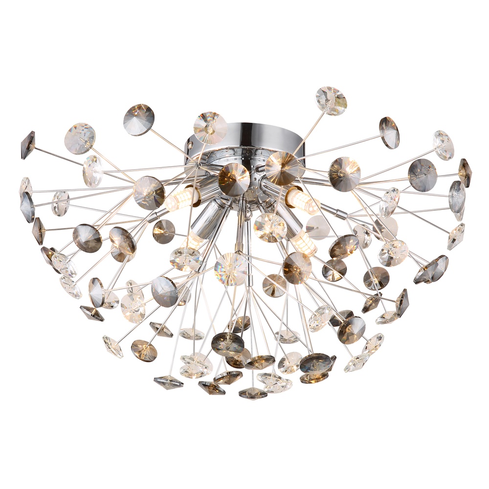 Globo Plafondlamp Katrina chroom Ø 45cm - 64135DC