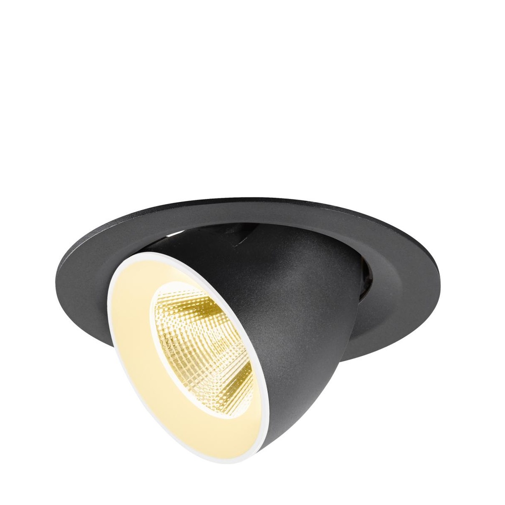 SLV InbouwspotNuminos Gimble M zwart/wit 3000K - 20gr - 1009560