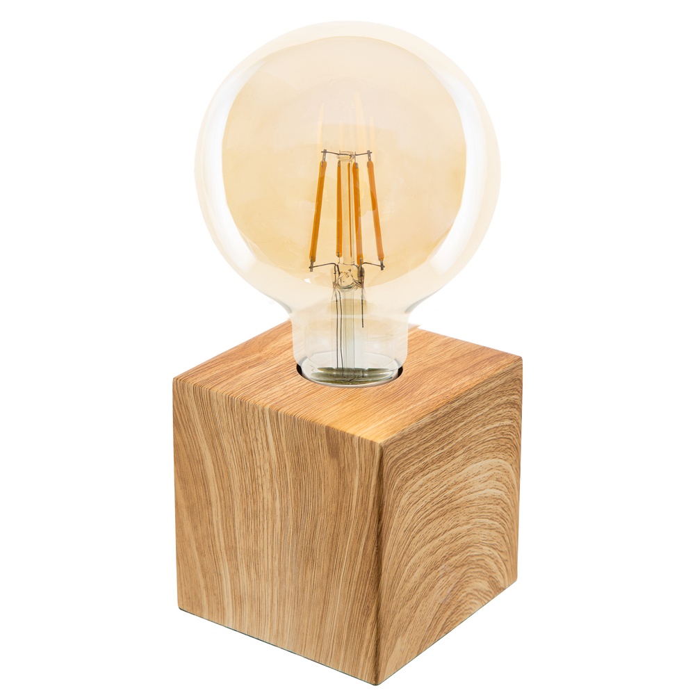 Globo Houten tafellampLeonie vierkant - 50240146