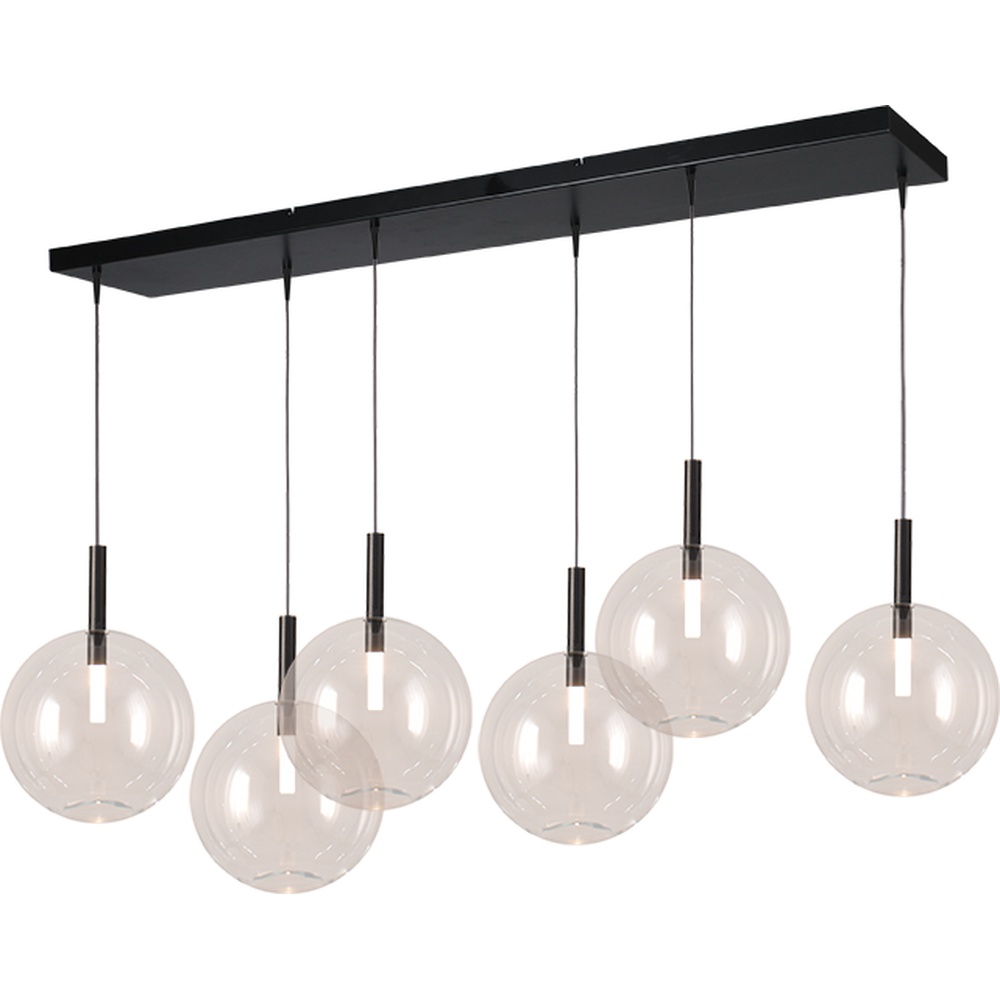Masterlight 6L hanglamp Ø 24cmLido Ball met helder glas - 2861-05-00-130-25-62