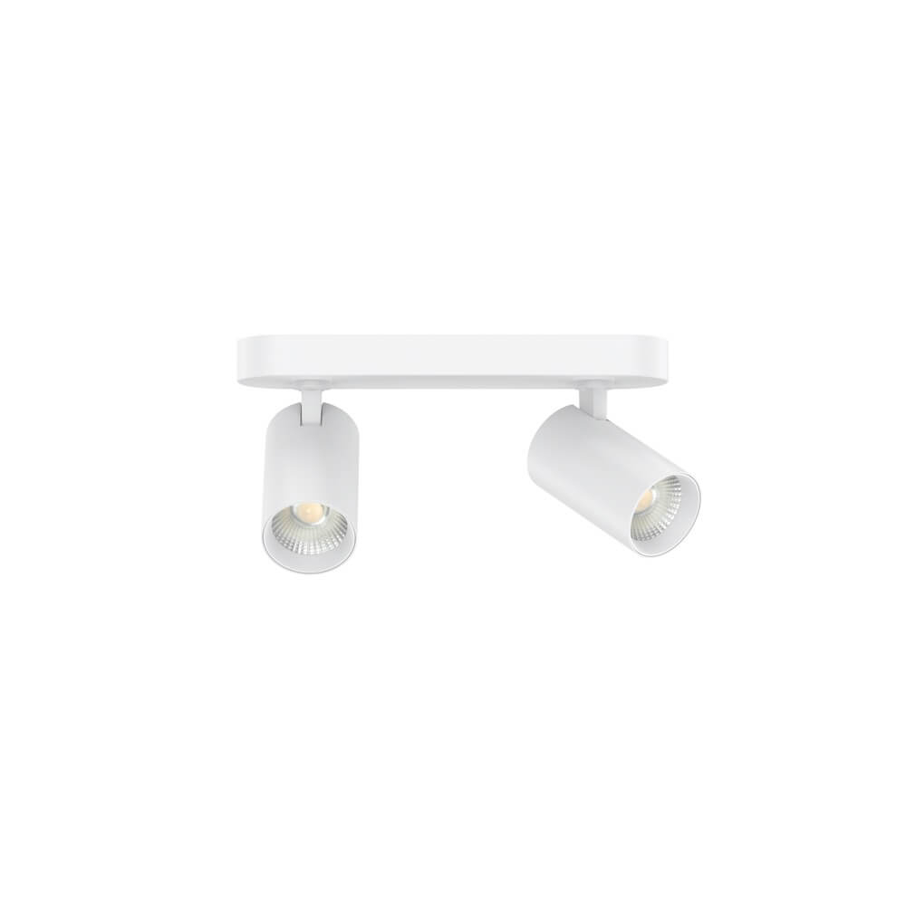 Lyora Led opbouwspotTevo dubbel - wit - 2700K - 107117