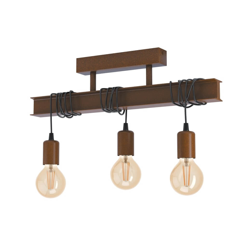 Eglo Roestbruine plafondlamp Townshend 4 - 43522