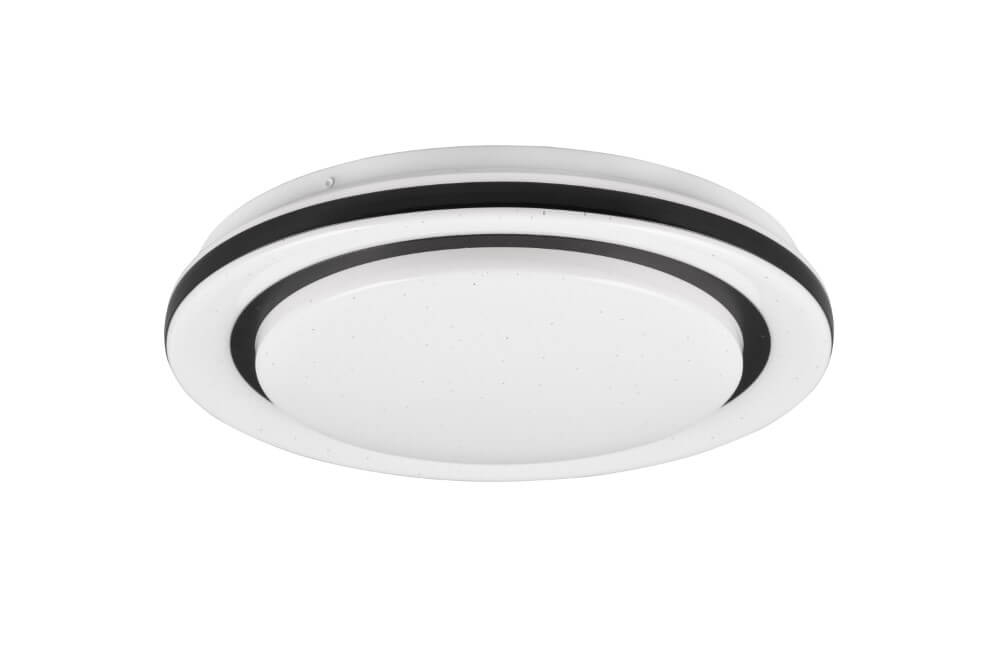 Trio Witte plafondlampCartida wit met zwart - R67244000