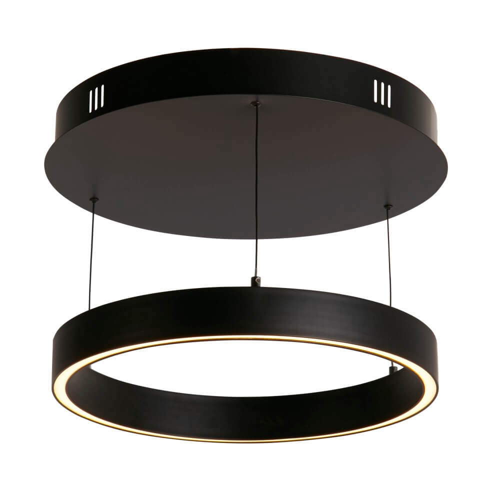 Searchlight Ronde hanglampLayla zwart Ø 44cm - 30410BK