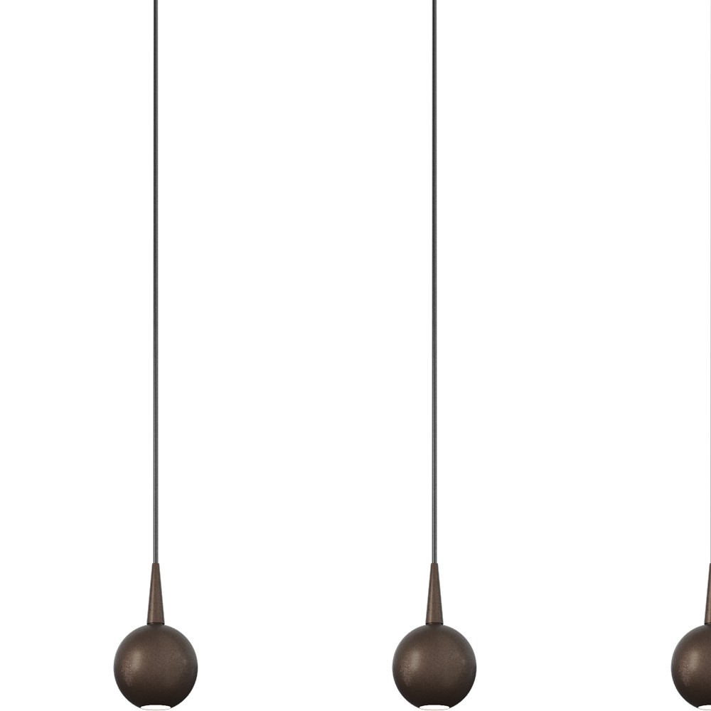 5-lichts hanglamp Talana 100cm cacao bruin Ø 6cm DTW Masterlight 8718121361055