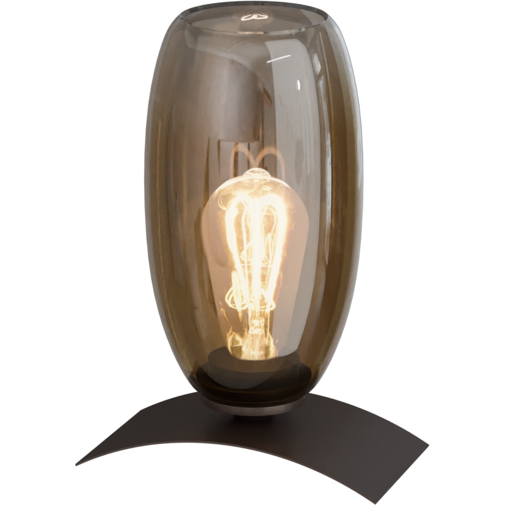 Masterlight Tafellamp Olive Ø12,5cm glas - cacao - 4430-15-02-12