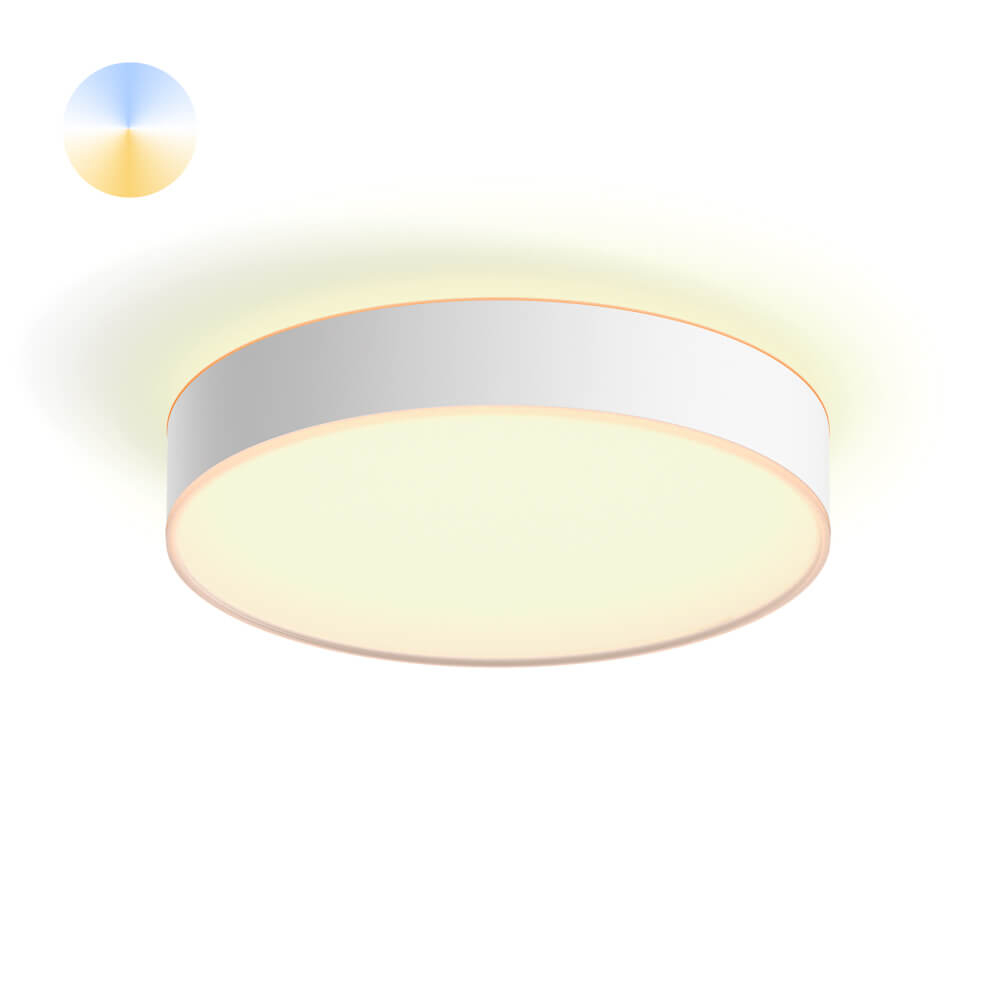 Philips Plafondlamp Hue Enrave M - White Ambiance Ø 38,1cm wit - 915005996601