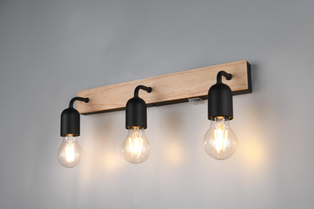 Trio Landelijke badkamer wandlampArturo 3x E27 - 284470332