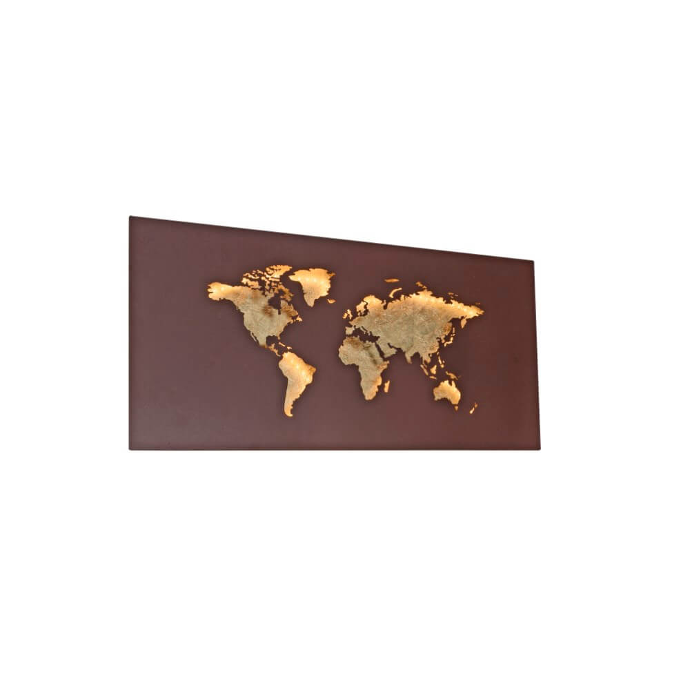 Paul Neuhaus Wandlamp Map roest bruin - 9056-48
