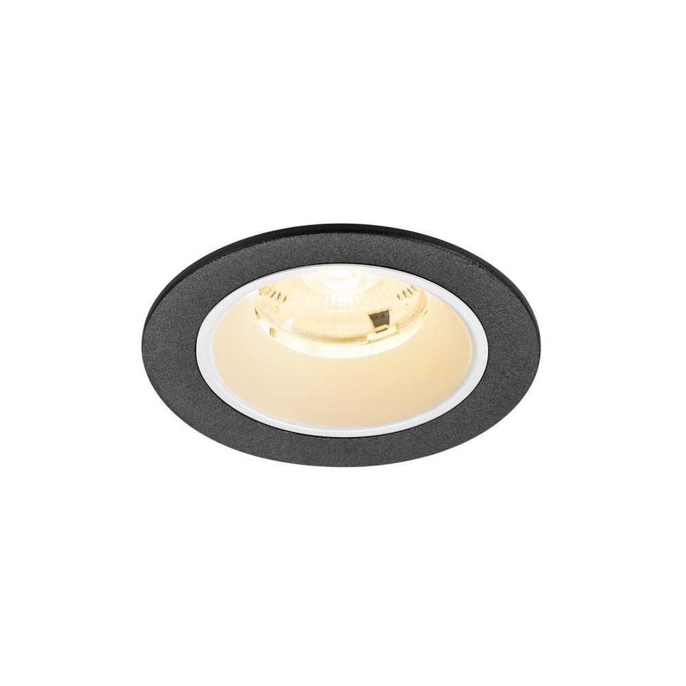 SLV InbouwspotNuminos S zwart/wit 3000K - 20gr - 1009452