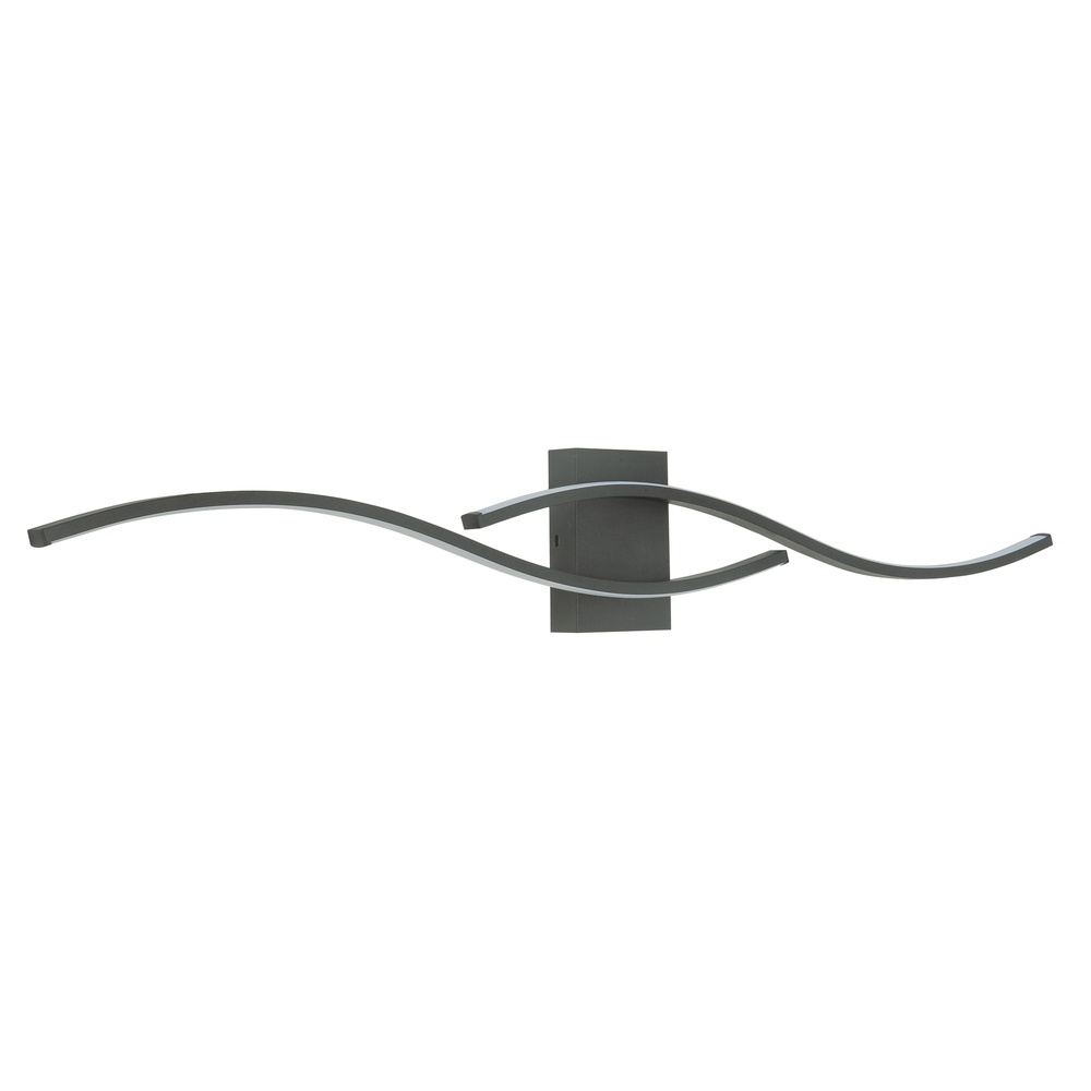 Highlight Design wandlampOnda zwart golf - W3527.01