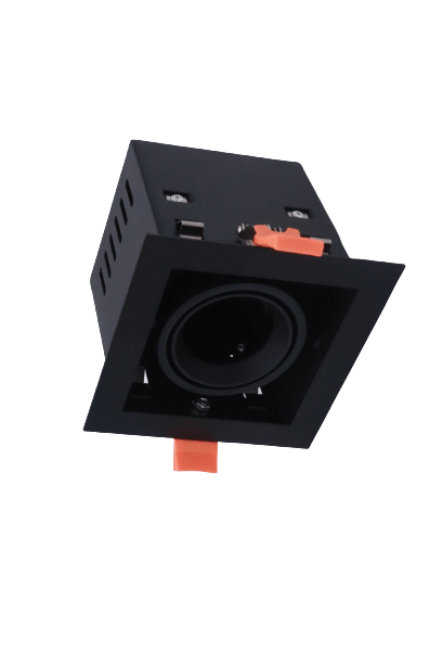 Artdelight Strakke inbouwspotTavira zwart - DL 9991R ZW