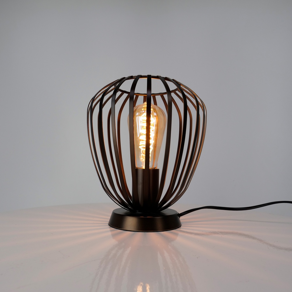 Eglo Bronzen tafellampEspinal Ø 19,5cm - 1x E27 - 901099