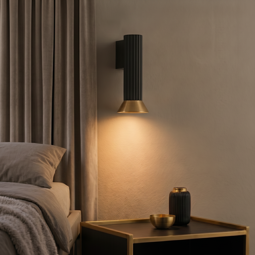 Lyora WandspotLuvia zwart met goud - 9011444
