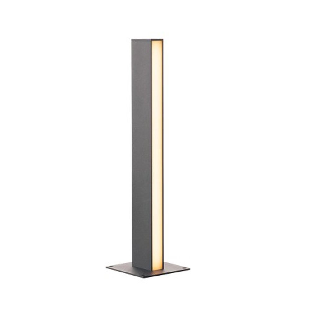 SLV Staande pilaar buitenlamp H-Pol 1x15w - 3000K - 66cm antraciet - 232165