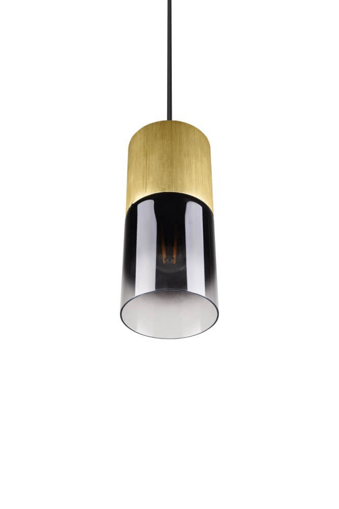 Trio HanglampRobin pendel hout met zwart - 310600154
