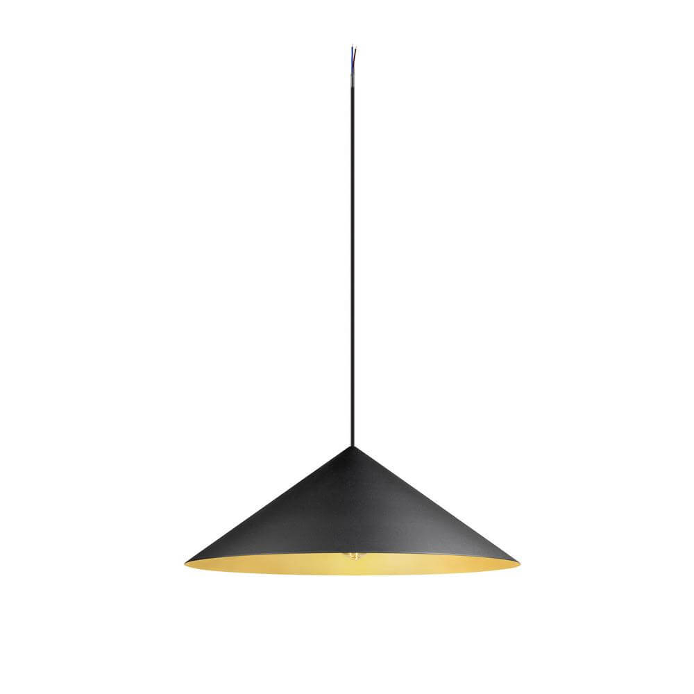 SLV HanglampMagico 55 zwart met goud Ø 55cm - 1008508