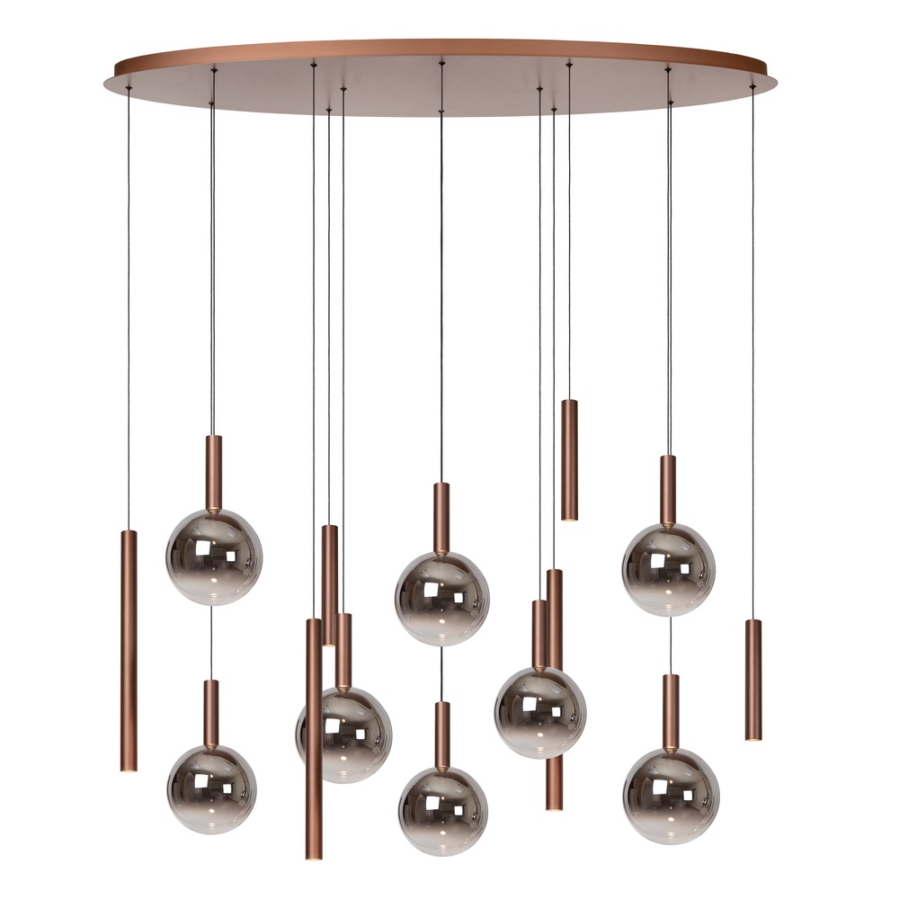Premium by Lucide Design vide hanglampJasmine koper 14-lichts - 74420/14/65