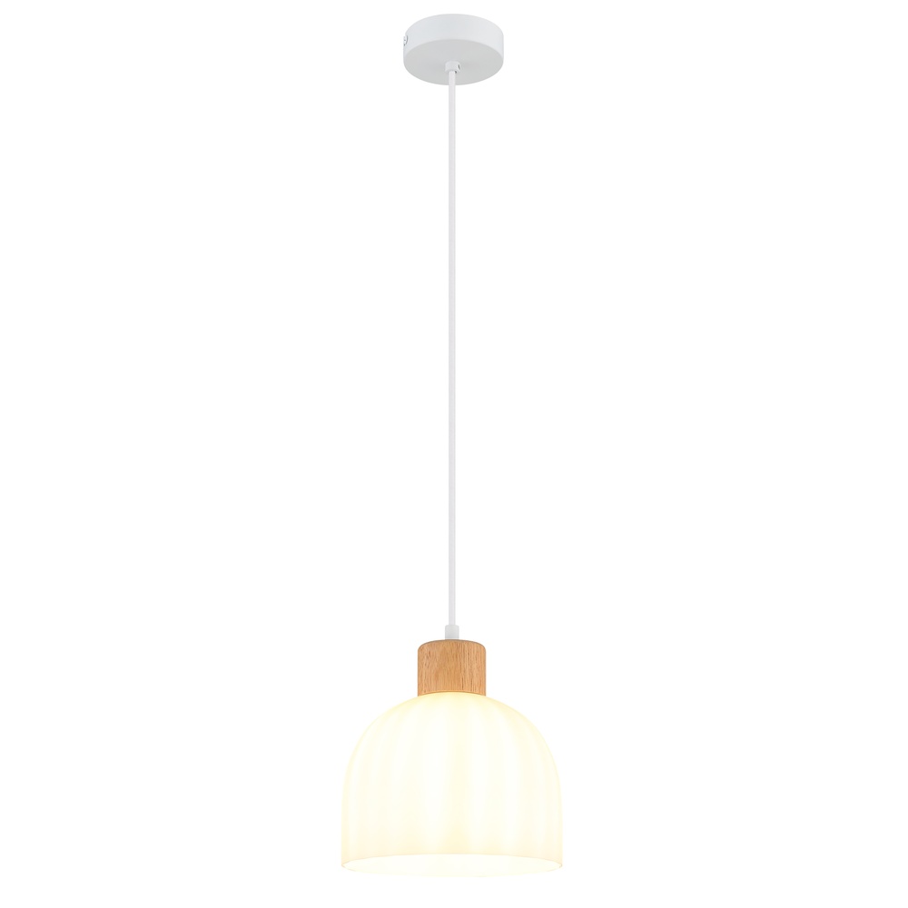 Globo Hanglamp Swanson wit Ø 20cm - 15979HW