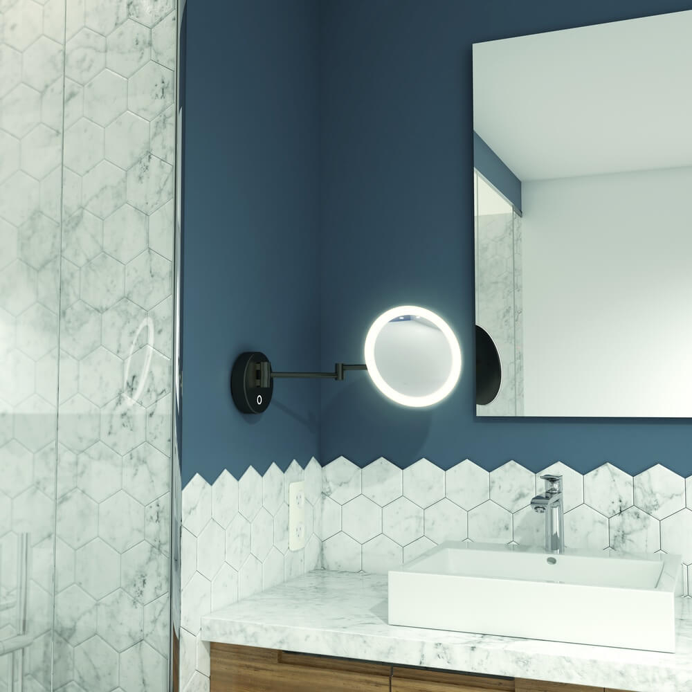 Lyora Flexibele spiegellampVasari met led - 107135