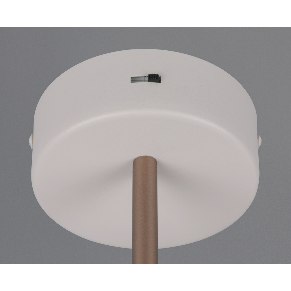 Trio Moderne wandlamp Keaton wit - 240270176