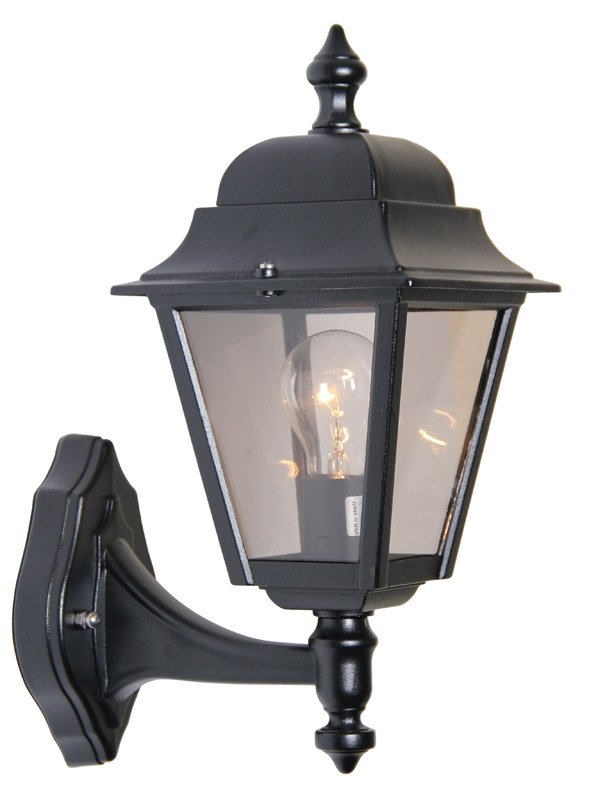 Franssen Klassieke buitenlamp Quadrana Up zwart - FL110-10