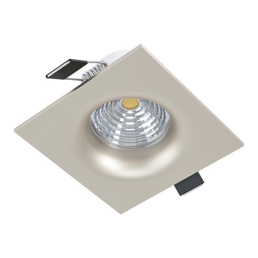 Eglo Vierkante led spot Saliceto 6w - 2700K - 8,8cm metaalgrijs - 98474