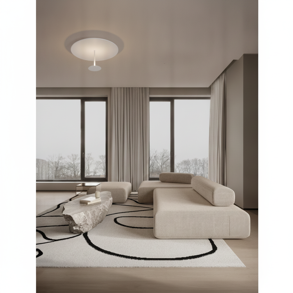 Lyora Design plafondlamp Nima wit Ø 45cm - 111034