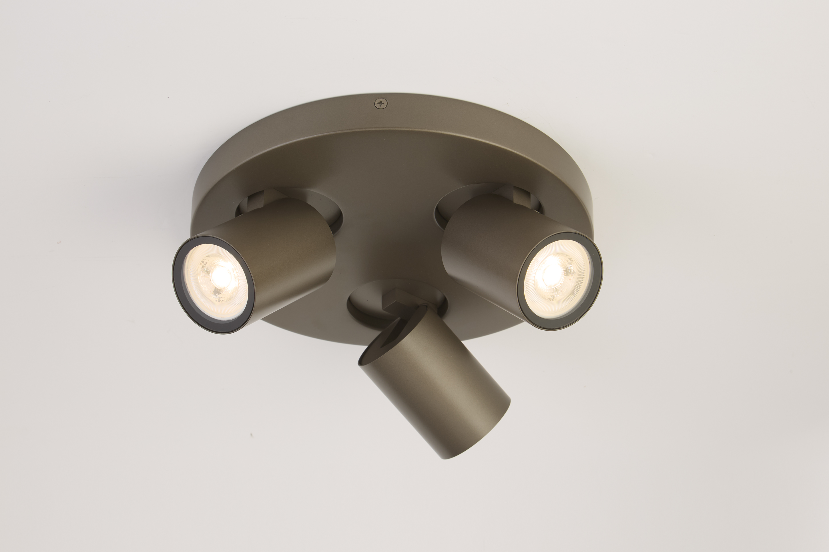 Lyora PlafondlampSelene 3 rond brons - 510950