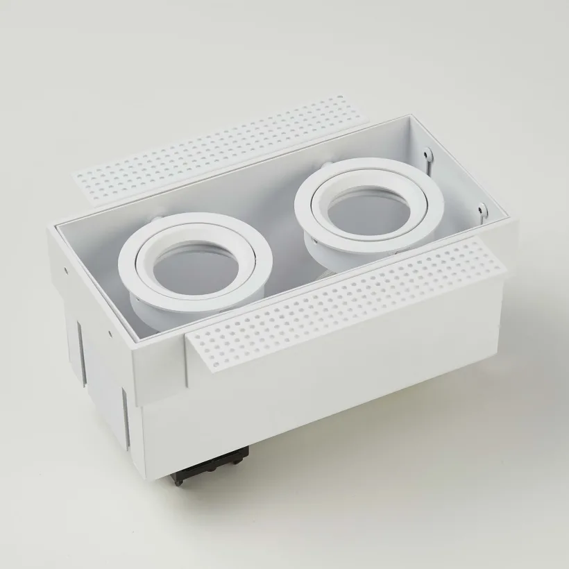 Trimless inbouwspot Sablons 2-lichts wit Trimless inbouwspot Sablons 2-lichts wit