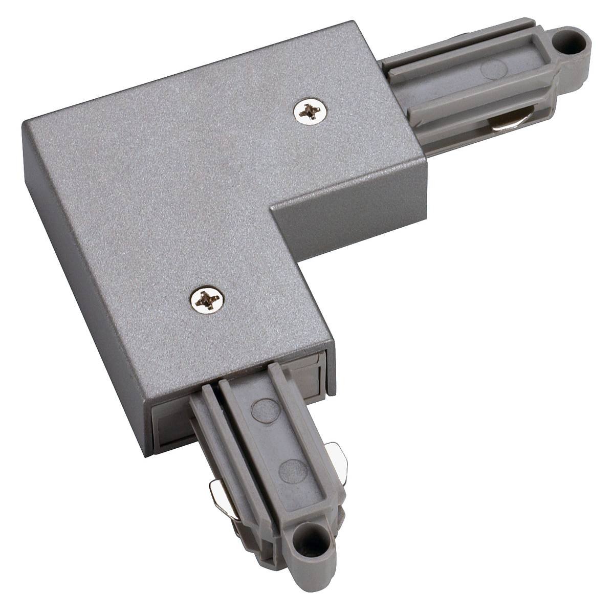 SLV 1-fase L-Connector 1 hoekverbinder aarde buiten grijs - 143052