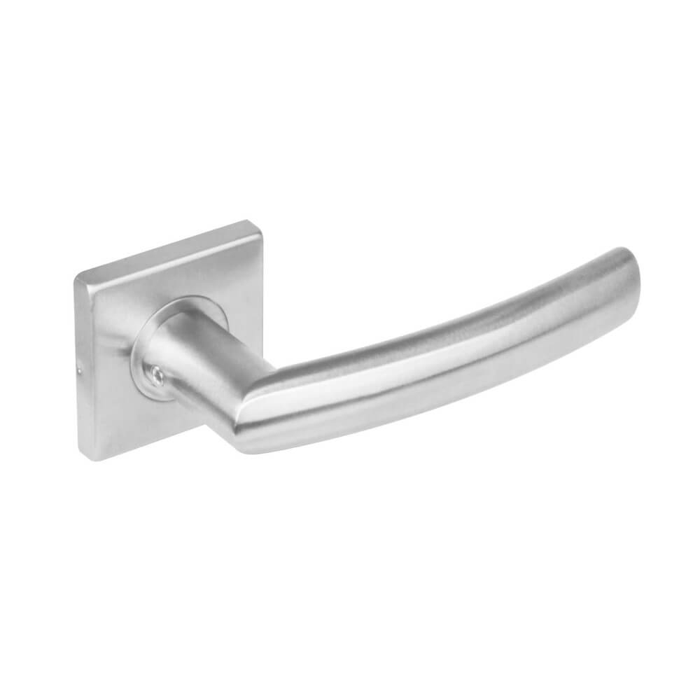 Intersteel DeurklinkBlok vierkant rozet RVS - 0035.124802