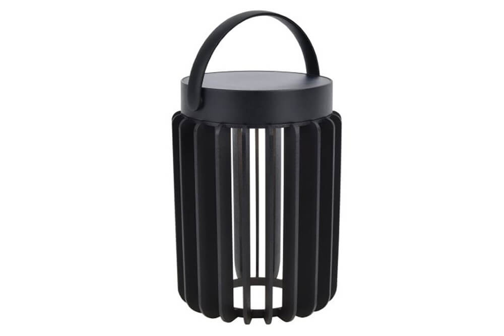 Lutec Solar tafellampje Kozy zwart - 6933701330