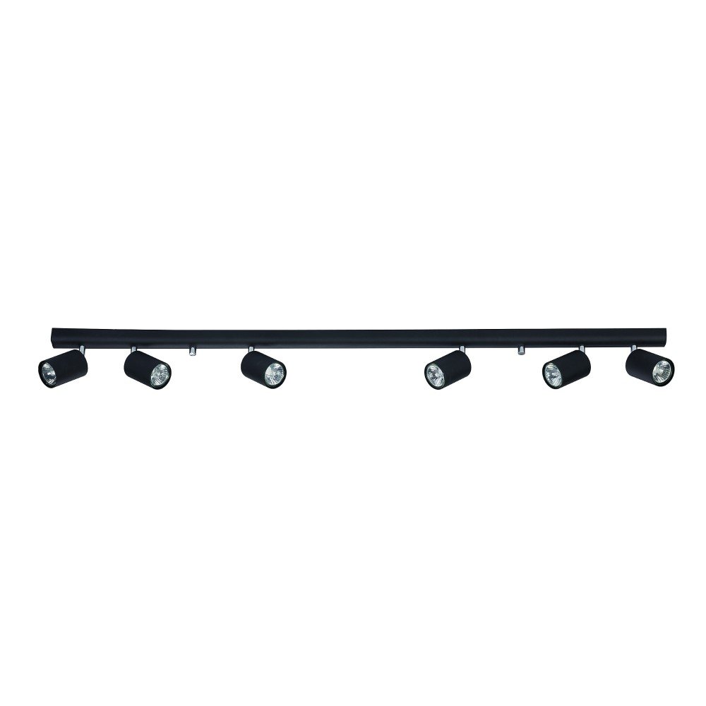 Lyora 6-lichts spotlampEye zwart - 6611