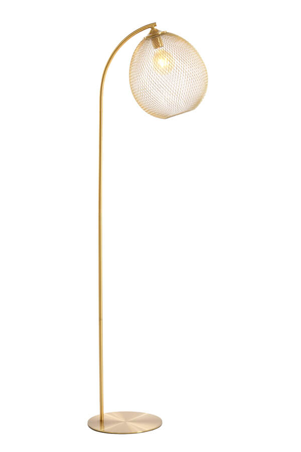 Light & Living Gouden vloerlamp Moroc Ø 30cm - 1880985