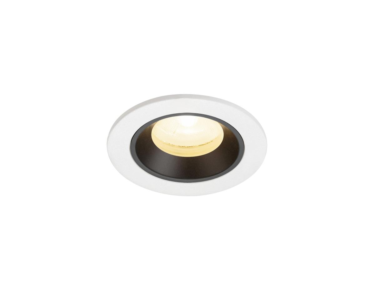 SLV InbouwspotNuminos XS wit/zwart 3000K - 20gr - 1009298