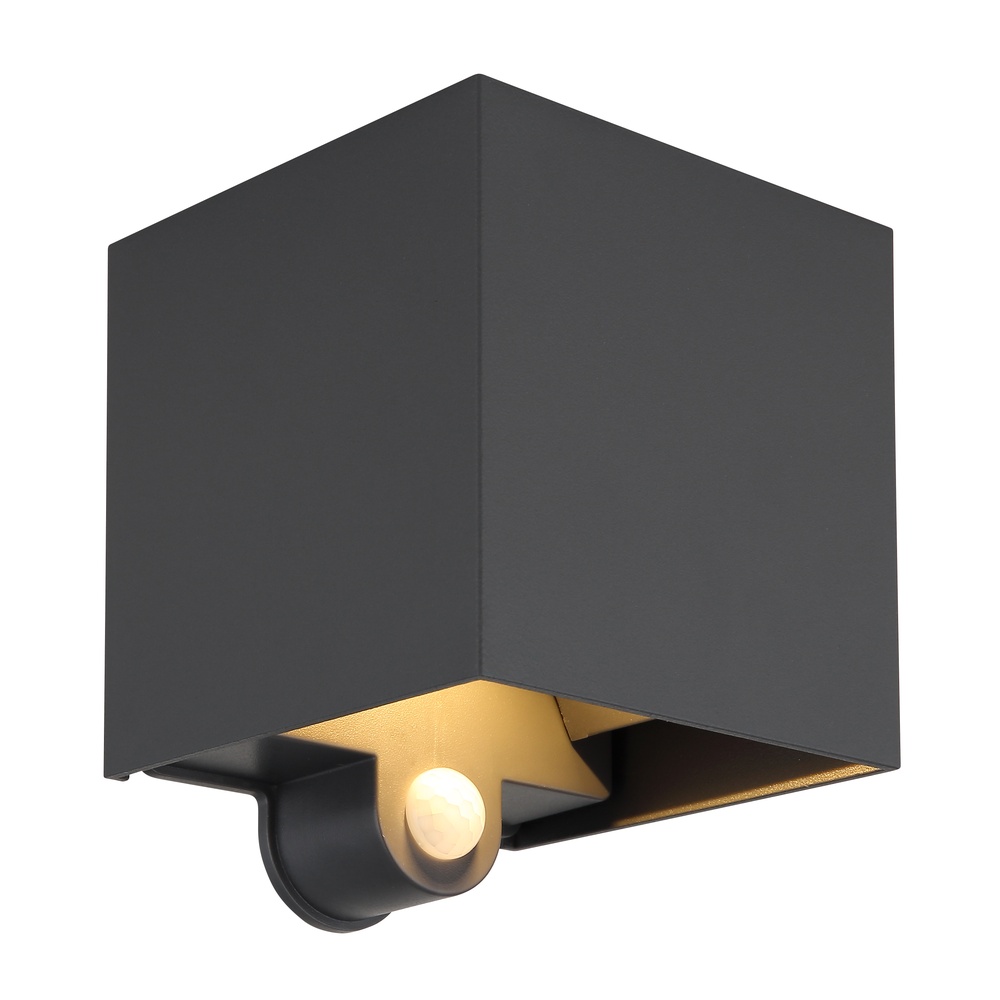 Globo Opbouwspot Veronika antraciet met sensor - 34168S
