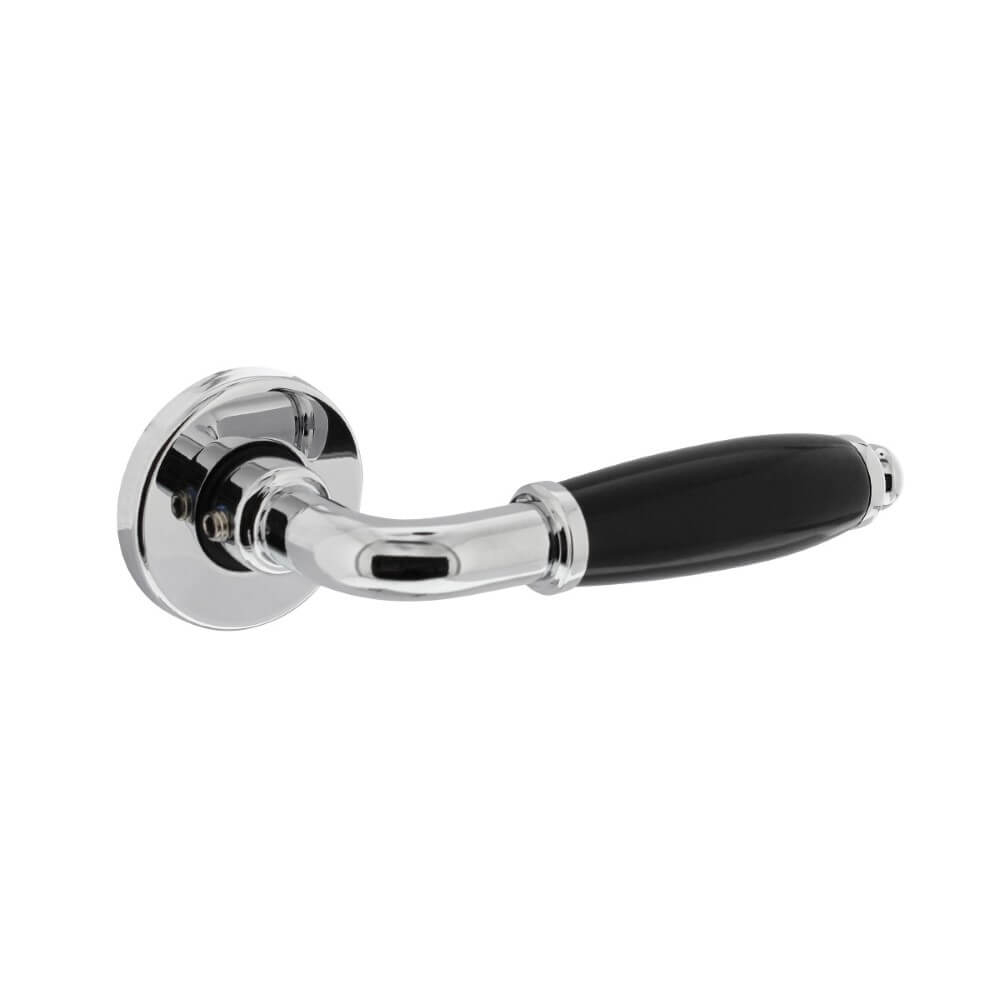Intersteel DeurklinkCourgette op rozet chroom - 0016.020602
